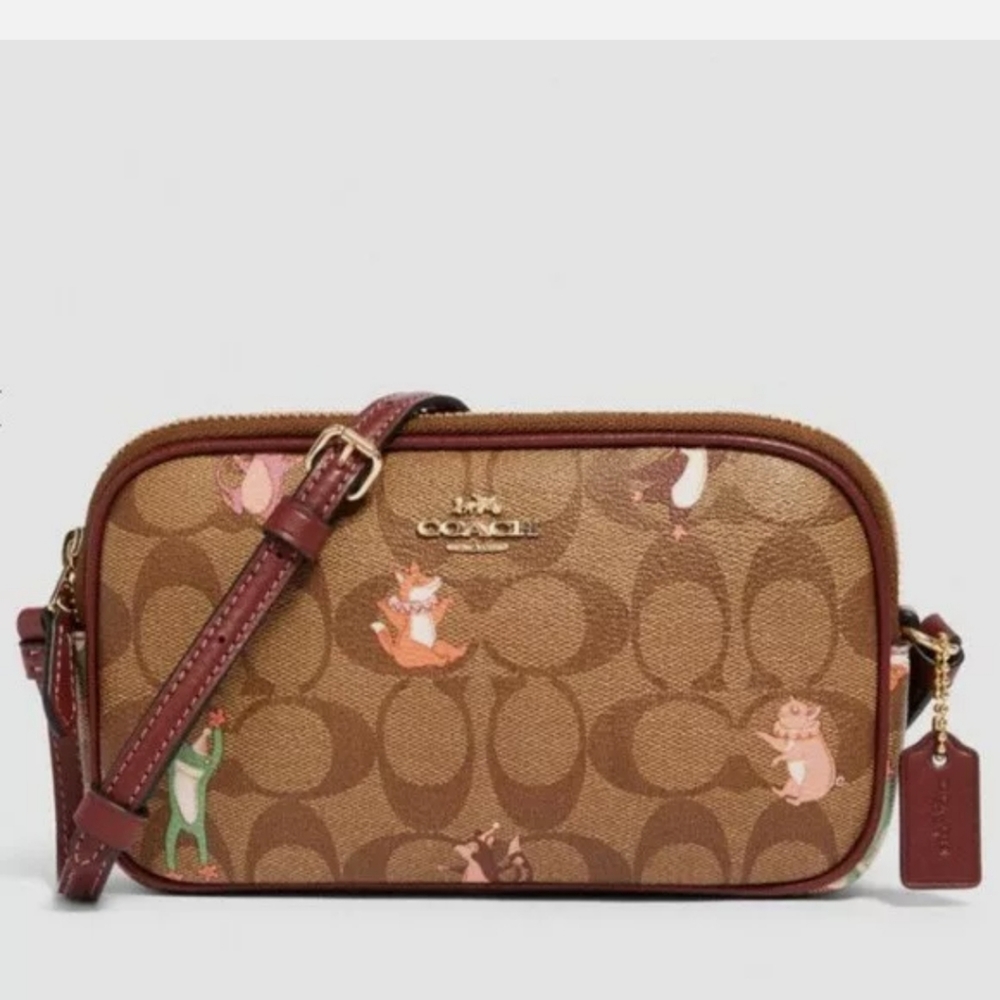 Coach party animal crossbody NWOB